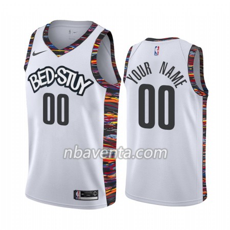 Camiseta Hombre Brooklyn Nets Personalizadas 2019-20 Nike City Edition Swingman